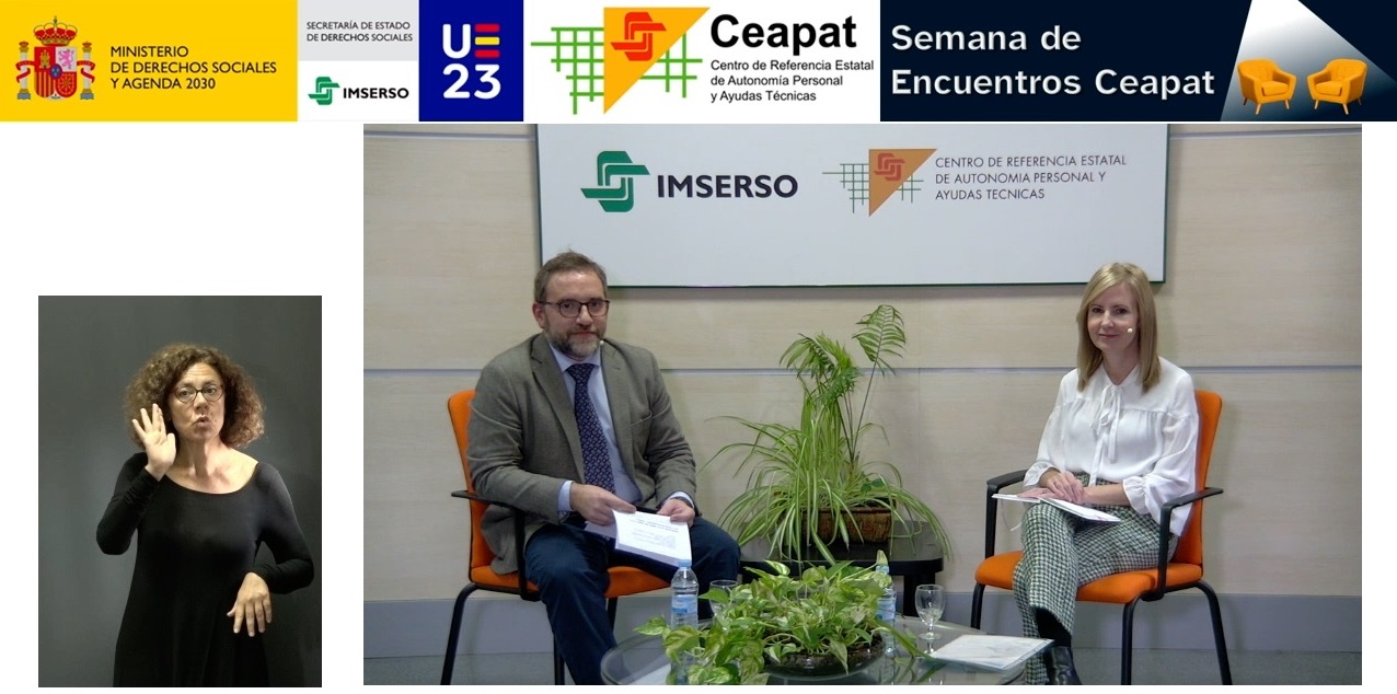 Presentador y ponente del conversatorio