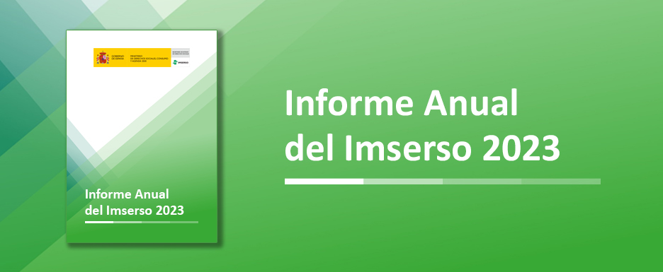 cartel anunciado informe anual del Imserso 2023.