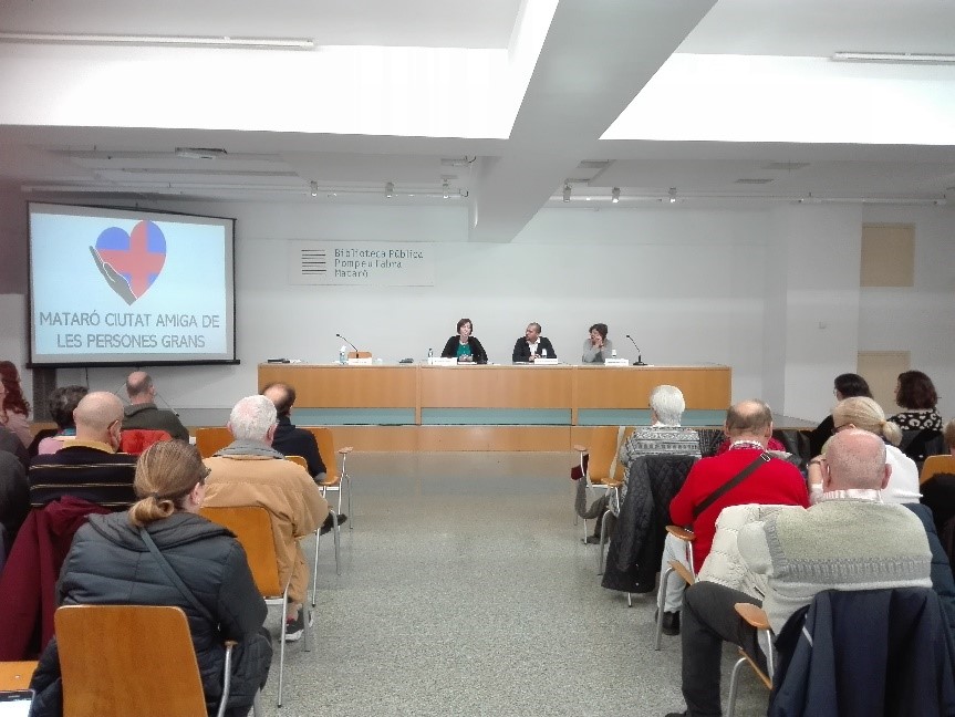 Acto de presentación de Mataró Ciudad Amigable con las Personas Mayores Acto de presentación de Mataró Ciudad Amigable con las Personas Mayores